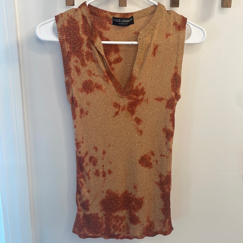 Dolce & Gabbana glitter top